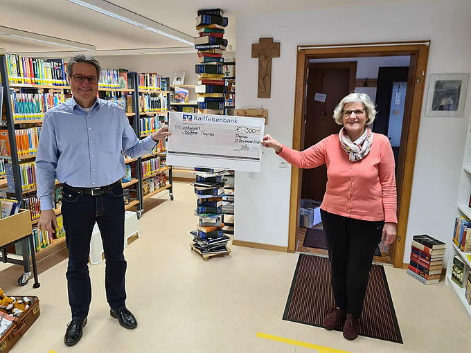 Spende Bücherei Thyrnau 2020